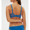 Soutien-gorge décolleté carré en spacer 3D KARMA Bleu Myosotis