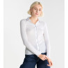 GILET ML COL CHEMISIER 010 Blanc BLANC