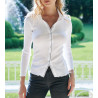 GILET ML COL CHEMISIER 010 Blanc BLANC