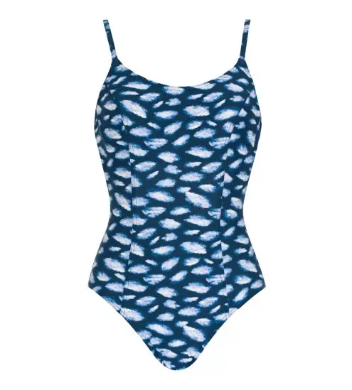 Maillot de bain 1 piece avec armature Bleu