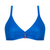 Haut de maillot de bain triangle La Muse des Vagues Bleu Cobalt