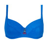 Haut de maillot de bain corbeille Fit La Muse des Vagues Bleu Cobalt