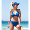 Haut de maillot de bain triangle La Muse des Vagues Bleu Cobalt