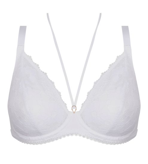 Soutien gorge dentelle blanc crush d'été