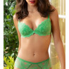 Soutien-gorge coques Dressing Floral Emeraude