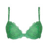 Soutien-gorge coques Dressing Floral Emeraude