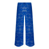 Pantalon bleu La Muse en dentelle Cobalt