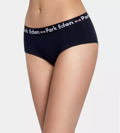 Shorty femme en coton Bleu Marine