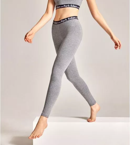 Legging pour femme Gris Chiné
