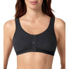 Soutien-gorge sans armatures postop NOIR