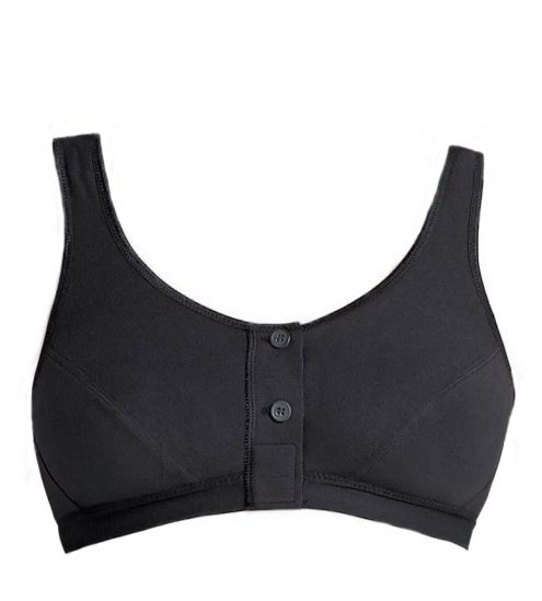 Soutien-gorge sans armatures postop NOIR