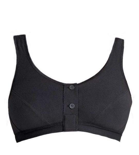 Soutien-gorge sans armatures postop NOIR
