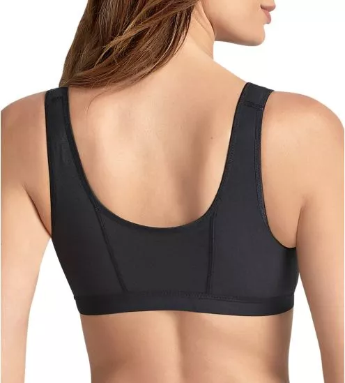 Soutien-gorge post opératoire en coton ISRA noir