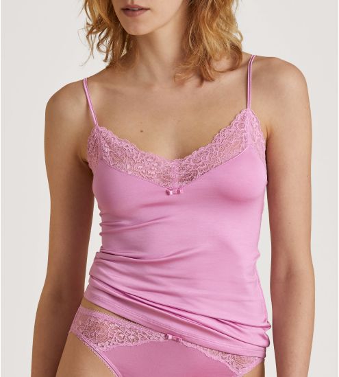 Sensueller Riemen Tank Top...