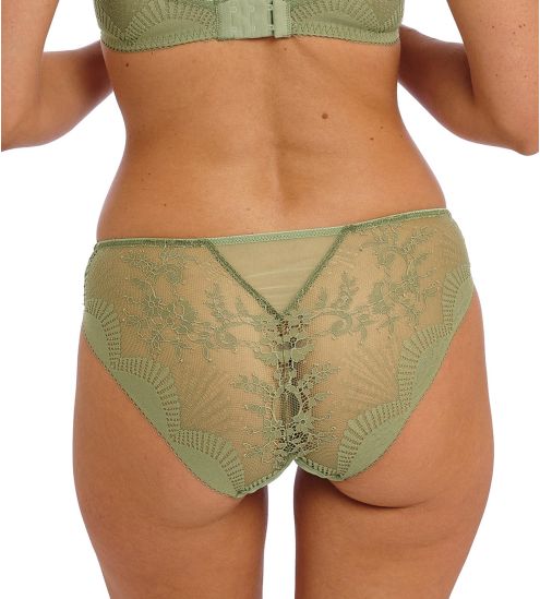 Slip brésilien Sensu Lace Silk Green