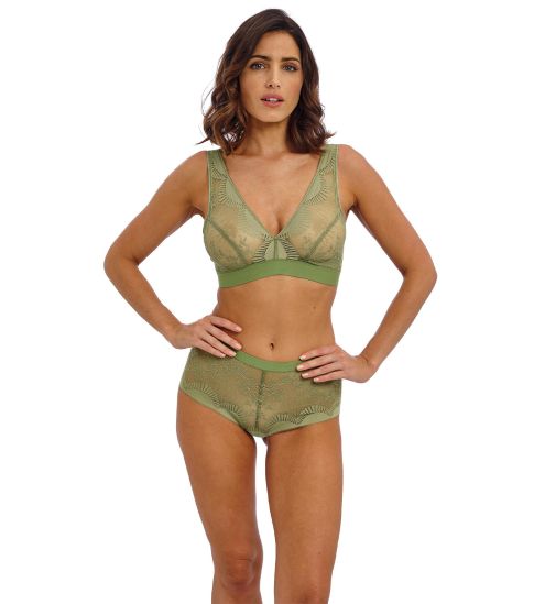 Shorty Sensu Lace Silk Green