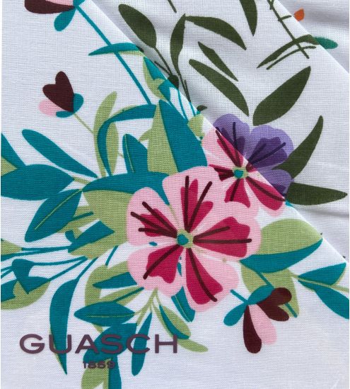 Lot de 6 mouchoirs en coton pour femme