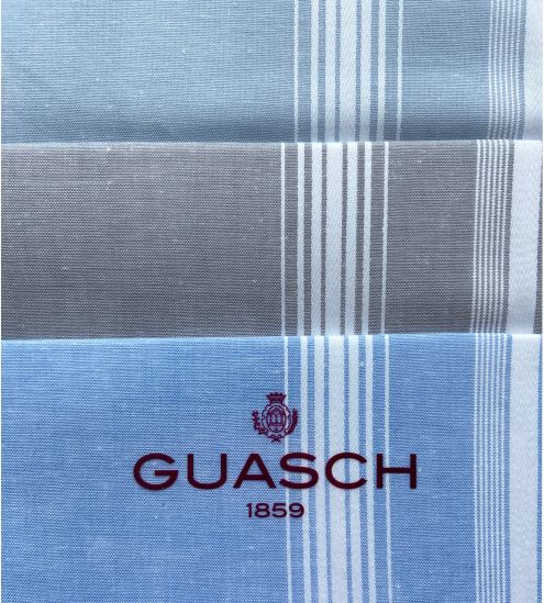 Lot de 3 mouchoirs en coton pour homme