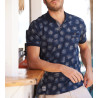 Polo manches courtes homme Bleu Marine