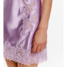Nuisette en satin et dentelle Rio Lila