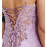 Nuisette en satin et dentelle Rio Lila