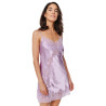 Nuisette en satin et dentelle Rio Lila