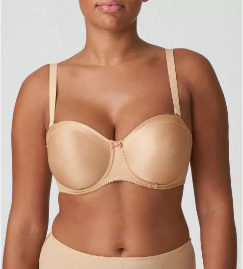 Soutien-gorge bandeau Prima Donna Cognac
