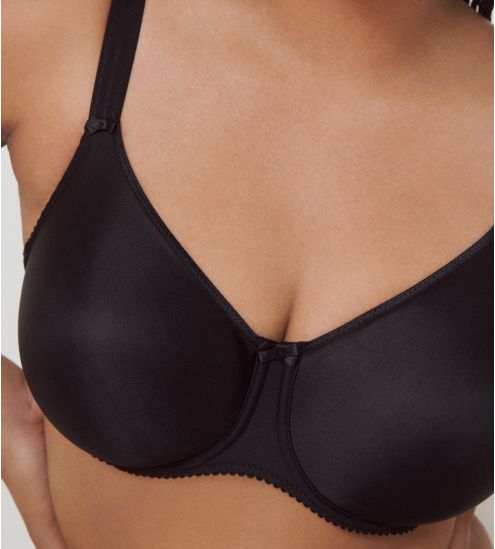 Soutien gorge à armatures Satin NOIR