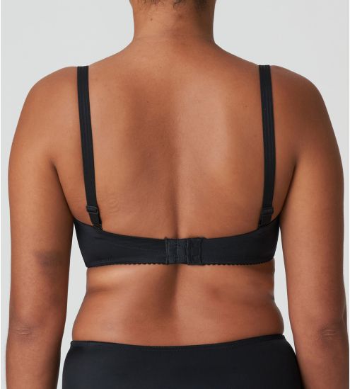 Soutien-gorge bandeau Satin Noir