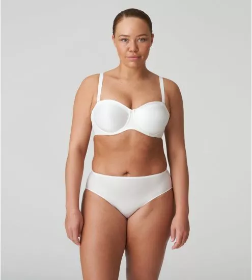 Soutien-gorge bandeau Satin Naturel