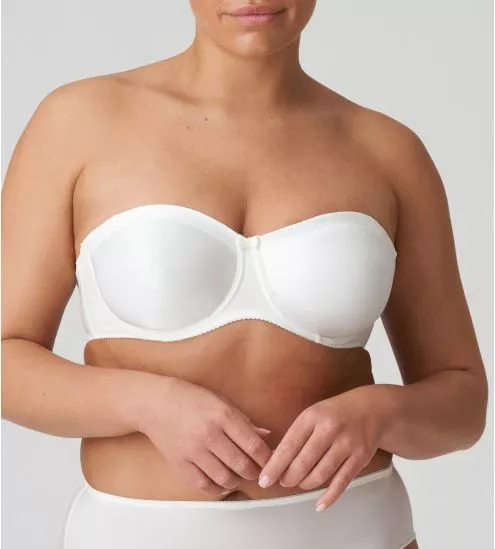 Soutien-gorge bandeau Satin Naturel