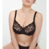 Soutien gorge emboîtant (bonnets F à I) Deauville Noir