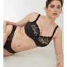 Soutien gorge emboîtant (bonnets F à I) Deauville Noir
