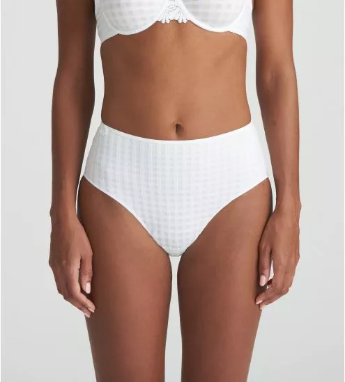 Slip taille haute Avero Blanc
