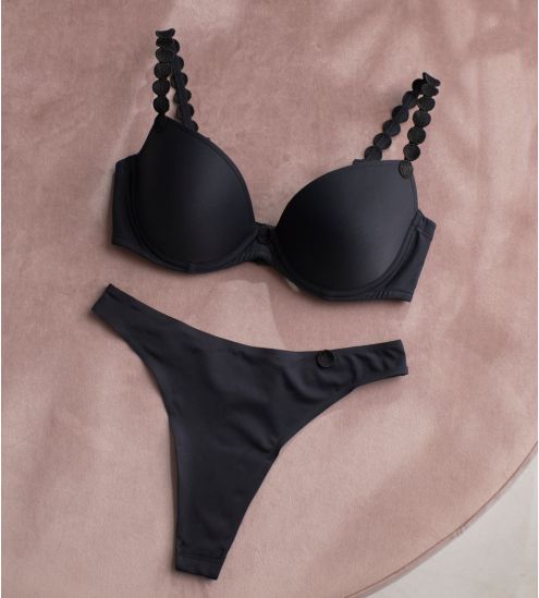 String sans coutures Tom Noir