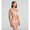 Shorty en dentelle East End Powder Rose