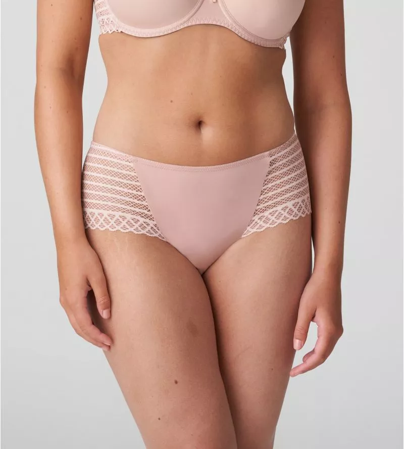 Shorty en dentelle East End Powder Rose