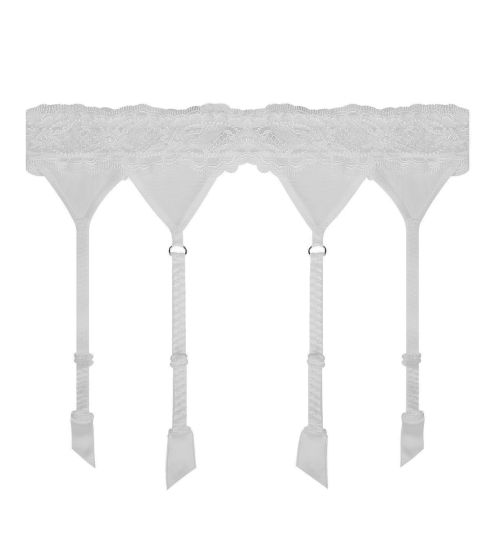 Porte jarretelle Sublime en Dentelle Blanc