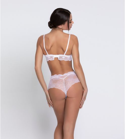 Shorty Sublime en Dentelle Blanc