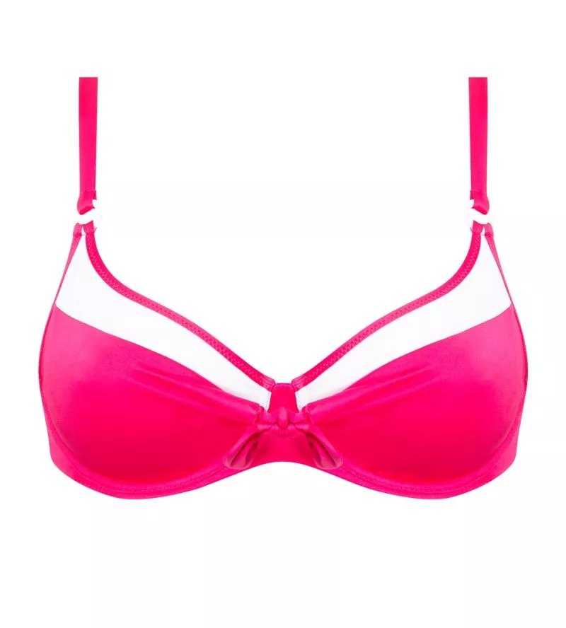 Haut de maillot avec armatures La Skippeuse Fuchsia