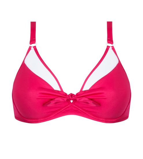 Haut de maillot corbeille fitting La Skippeuse Fuchsia