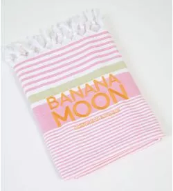 Serviette de plage a rayures orange