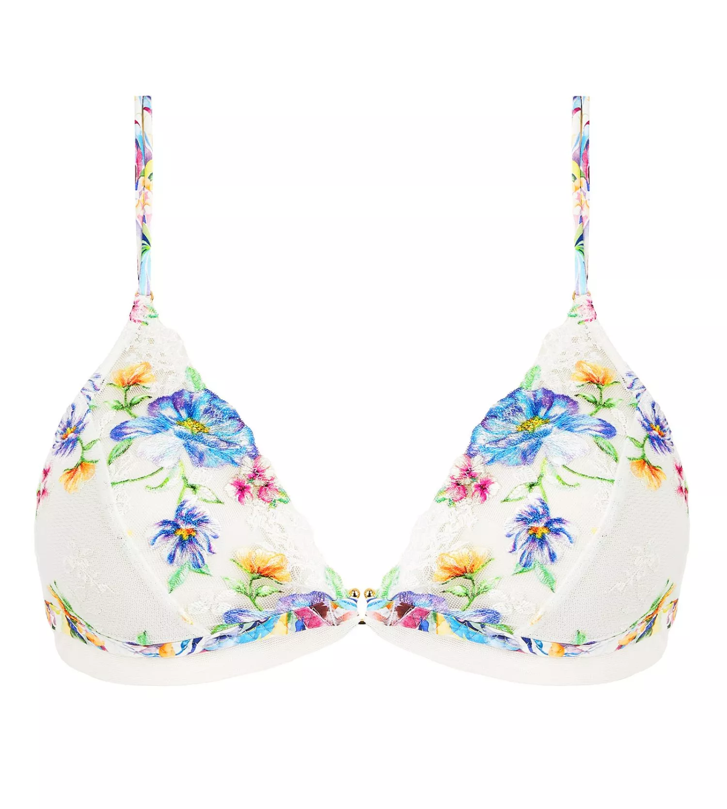Soutien-gorge Lise Charmel Sans Armature Taille 2 - Flash Flowers - Neuf