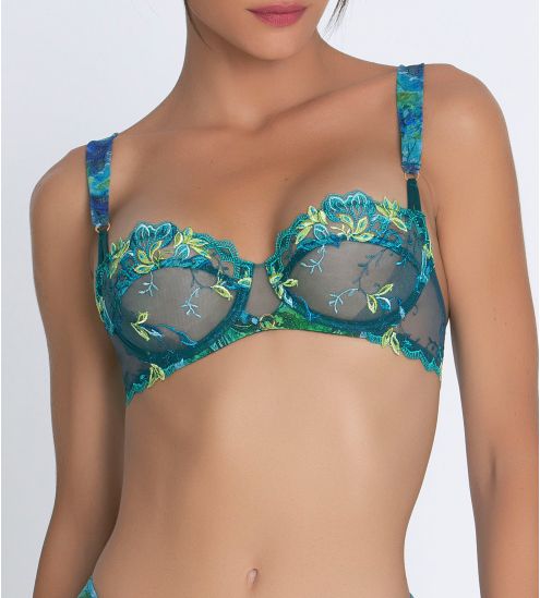 Soutien-gorge corbeille Grace Aquatique Floral Aqua