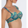 Soutien-gorge corbeille Grace Aquatique Floral Aqua