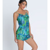 Caraco Grace Aquatique Floral Aqua