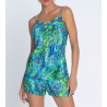 Caraco Grace Aquatique Floral Aqua