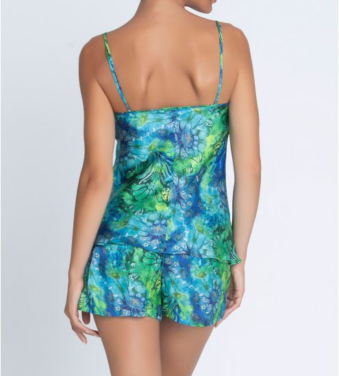 Caraco Grace Aquatique Floral Aqua