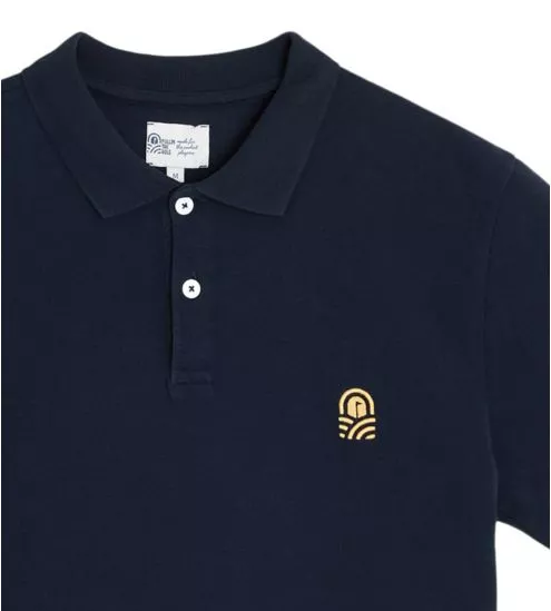 Polo manches courtes Eaglenavy Navy