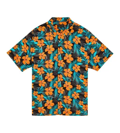 Chemise boutonnée Orangeflo